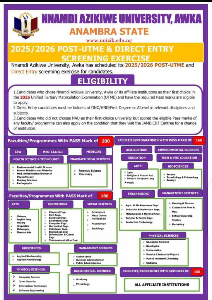 image-20 How to Apply for UNIZIK Post-UTME & Direct Entry Screening 2025/2026